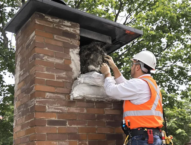 Humane removal of debris and animals by Town 'n' Country Chimney Sweep in Town 'n' Country, FL