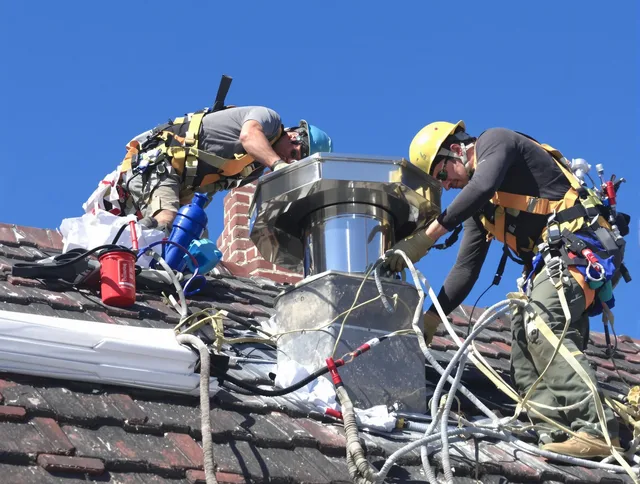 Protective chimney cap installed by Town 'n' Country Chimney Sweep in Town 'n' Country, FL