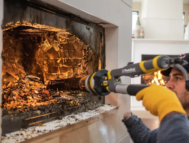 Professional chimney cleaning by Town 'n' Country Chimney Sweep in Town 'n' Country, FL