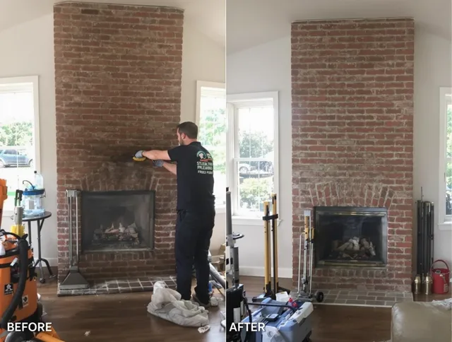Finished chimney sweeping service by Town 'n' Country Chimney Sweep in Town 'n' Country, FL