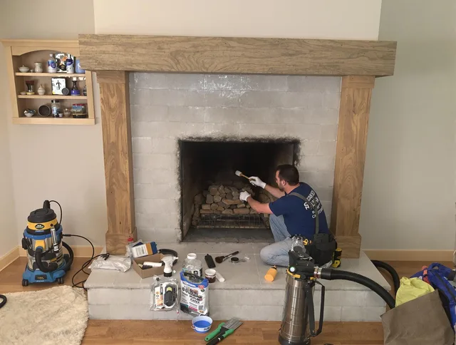 Detailed creosote removal process by Town 'n' Country Chimney Sweep in Town 'n' Country, FL