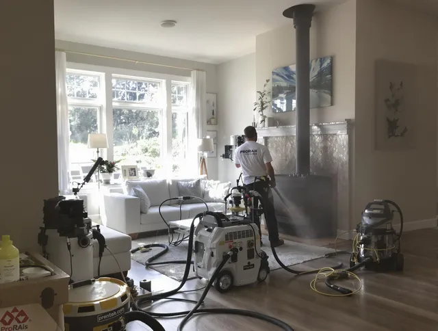 Soot removal service by Town 'n' Country Chimney Sweep for a fireplace in Town 'n' Country, FL
